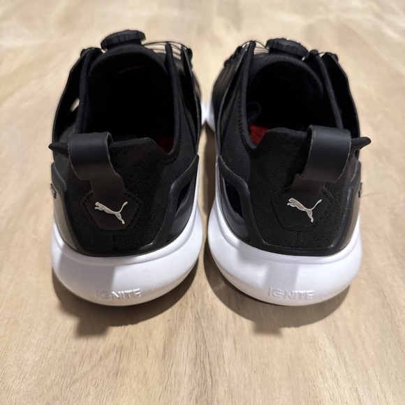 Puma Ignite Disc Golf BOA Shoes Men's Black Silver Logo Waterproof Size 11 - Picture 4 of 9